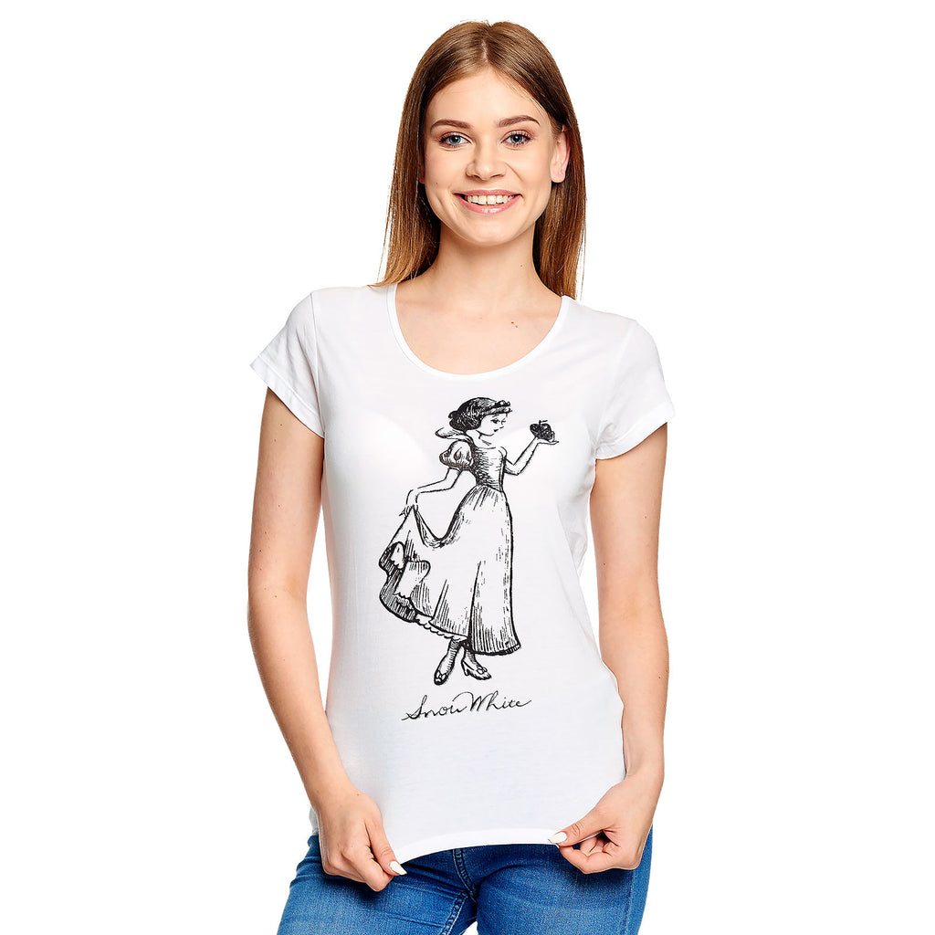 Produktbild Schneewittchen - Disney Princess T-Shirt Damen weiß