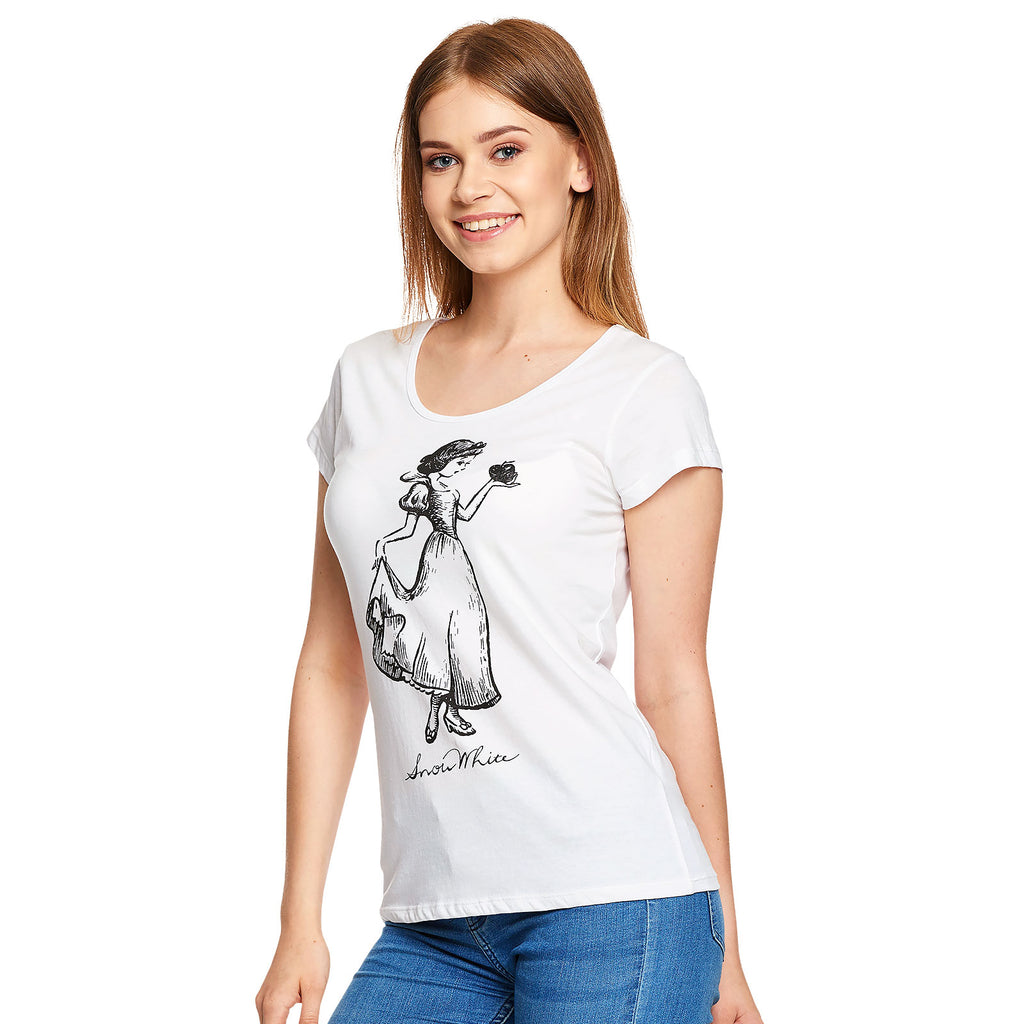 Produktbild Schneewittchen - Disney Princess T-Shirt Damen weiß