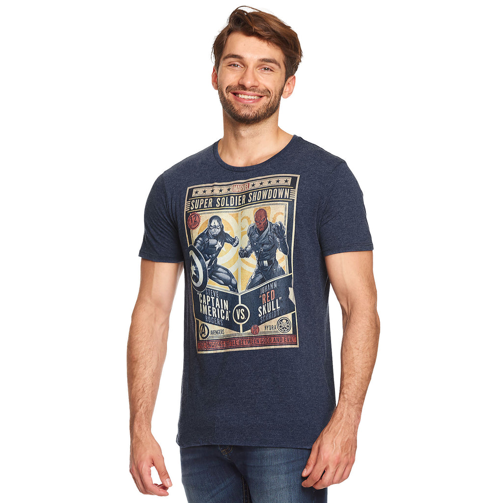 Produktbild Captain America - Super Soldier Showdown T-Shirt blau