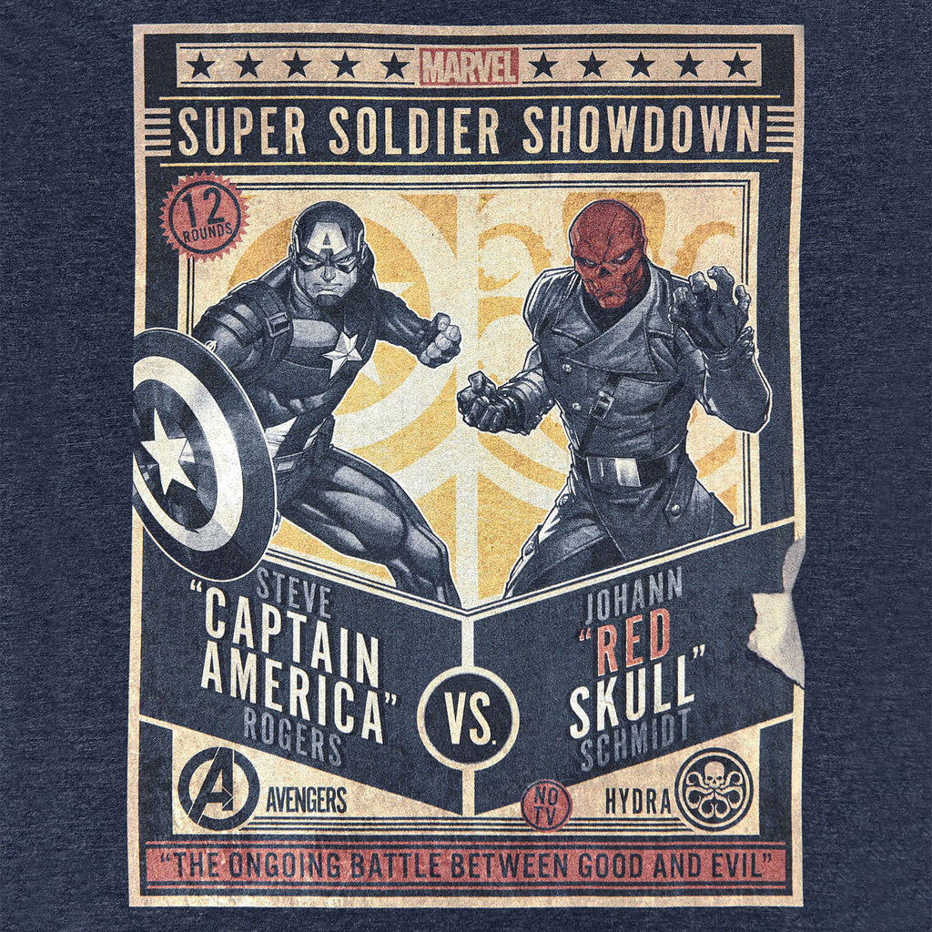 Produktbild Captain America - Super Soldier Showdown T-Shirt blau