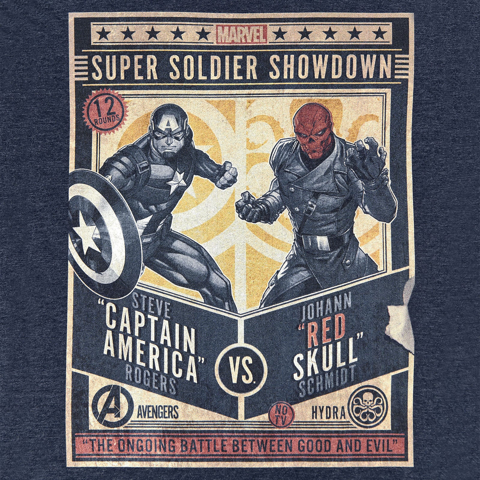 Produktbild Captain America - Super Soldier Showdown T-Shirt blau