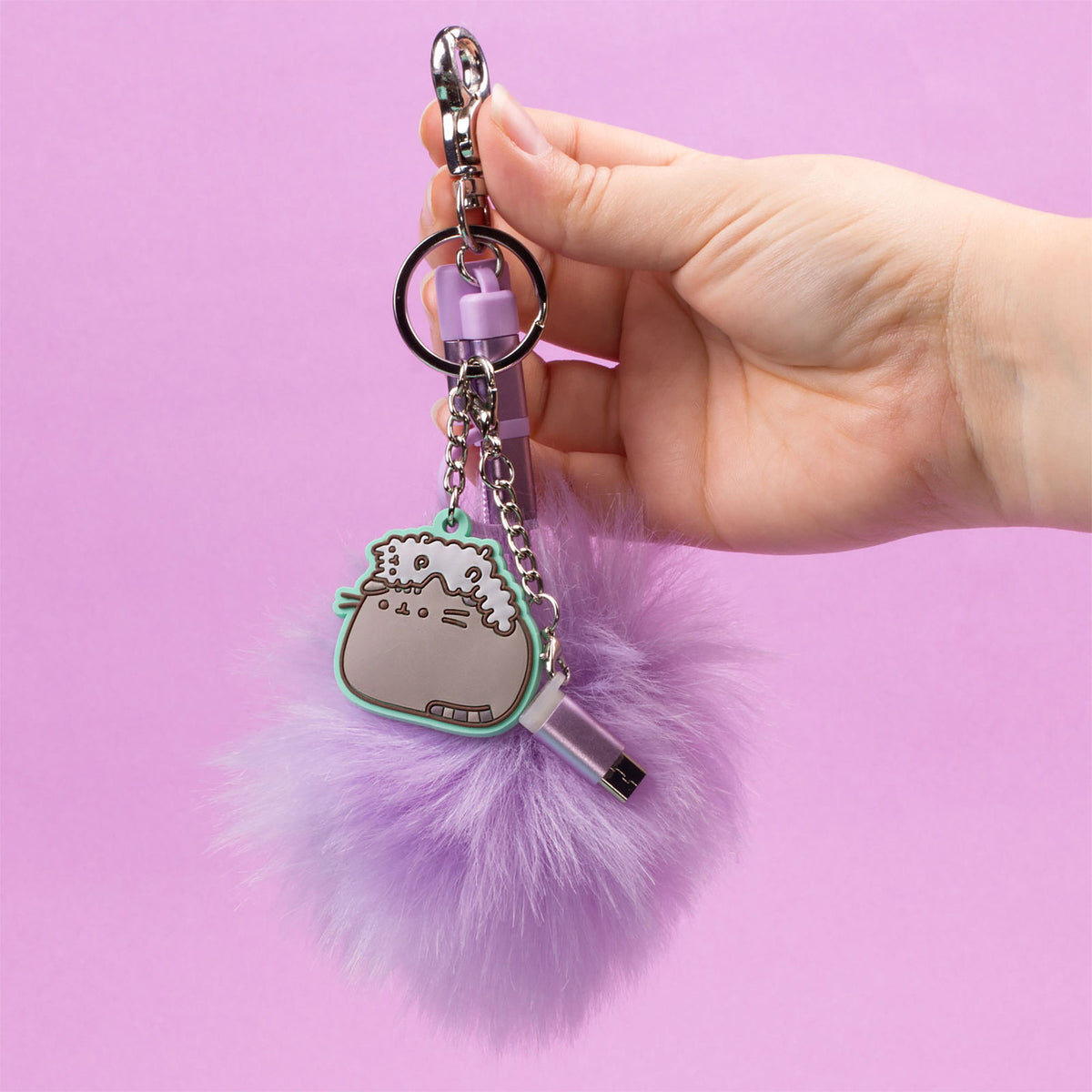 Produktbild Pusheen - Pom Pom USB Schlüsselanhänger