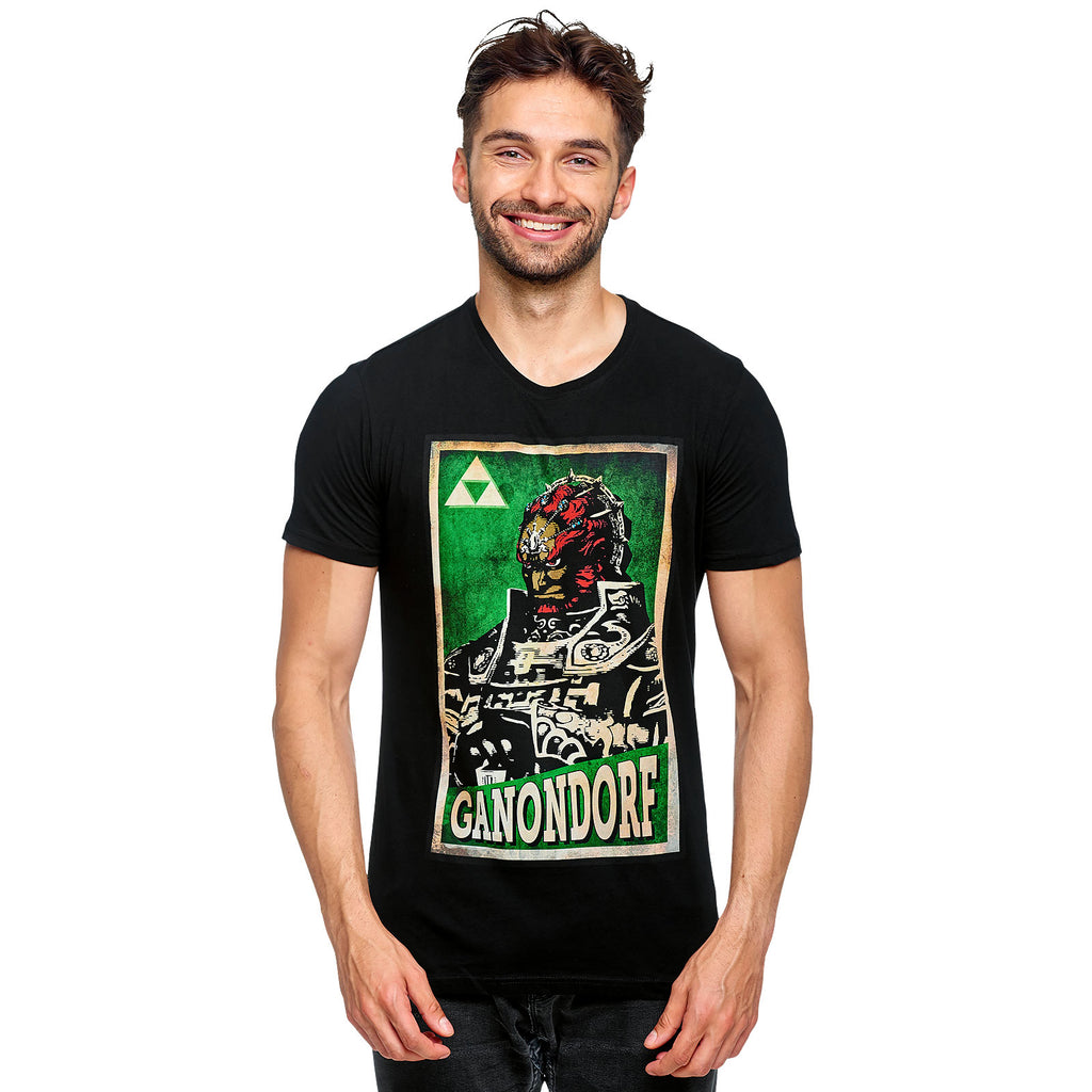 Zelda - Ganondorf Propaganda Poster T-Shirt schwarz