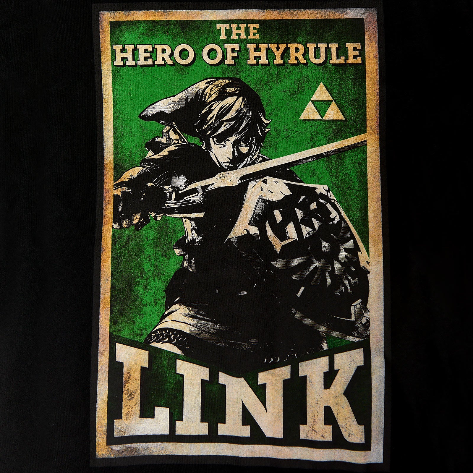 Product image Zelda - Link Hero of Hyrule Propaganda Poster T-Shirt Black