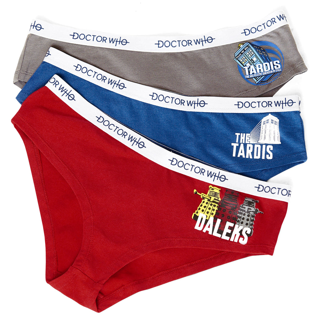 Produktbild Doctor Who - Tardis & Daleks Panty-Set 3-teilig