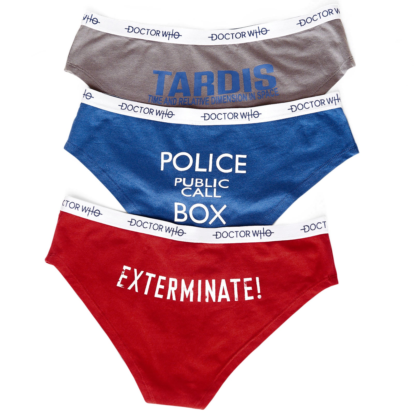Produktbild Doctor Who - Tardis & Daleks Panty-Set 3-teilig