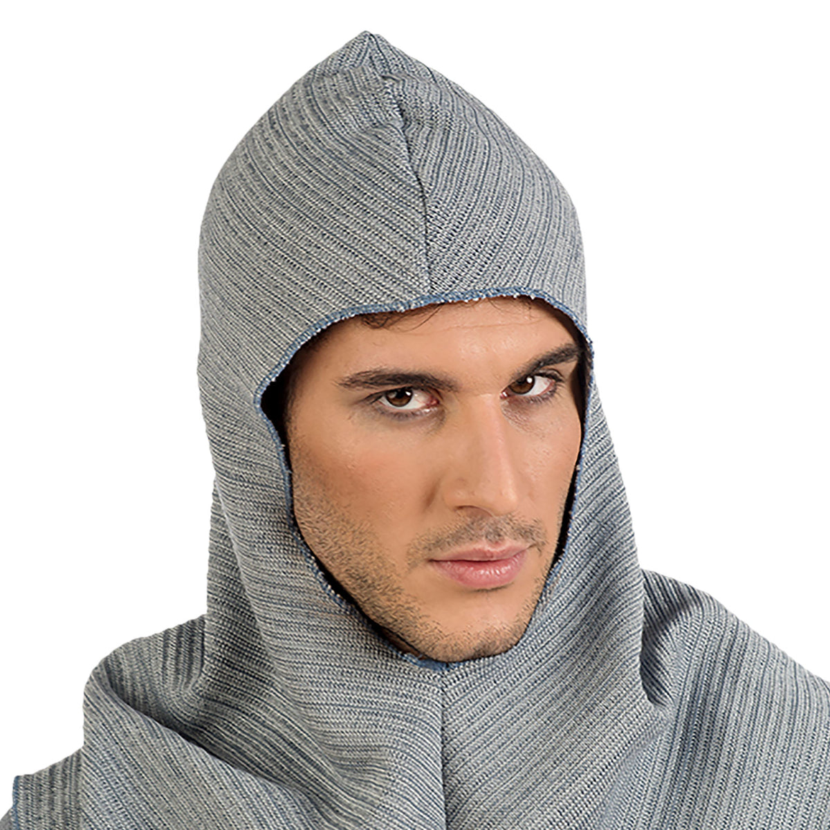Produktbild Mittelalter Herren Kapuze grau