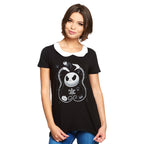 Produktbild Nightmare Before Christmas - Snakes & Skull T-Shirt Damen