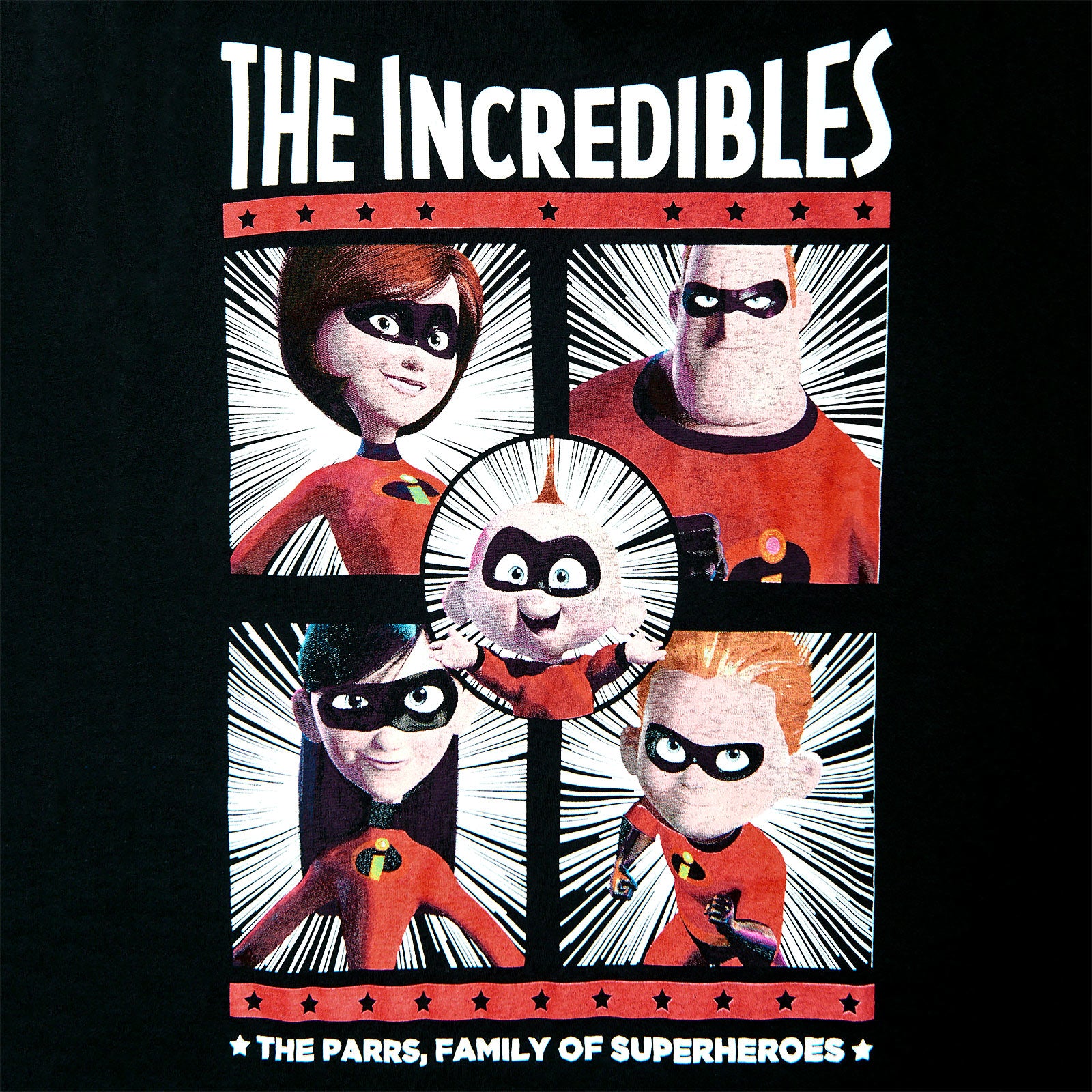 Produktbild The Incredibles - Parr Family T-Shirt Damen schwarz