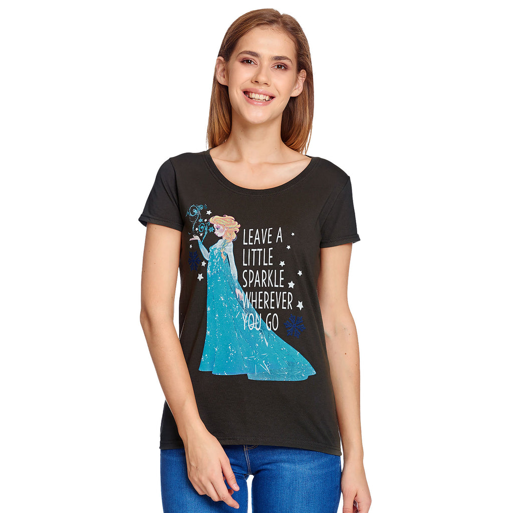 Produktbild Frozen - Elsa Little Sparkle T-Shirt Damen grau