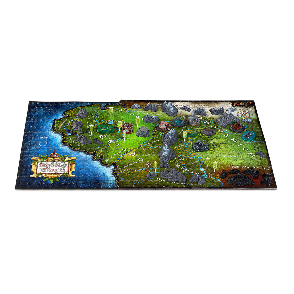 Produktbild Der Herr der Ringe - Karte von Mittelerde 4D Puzzle