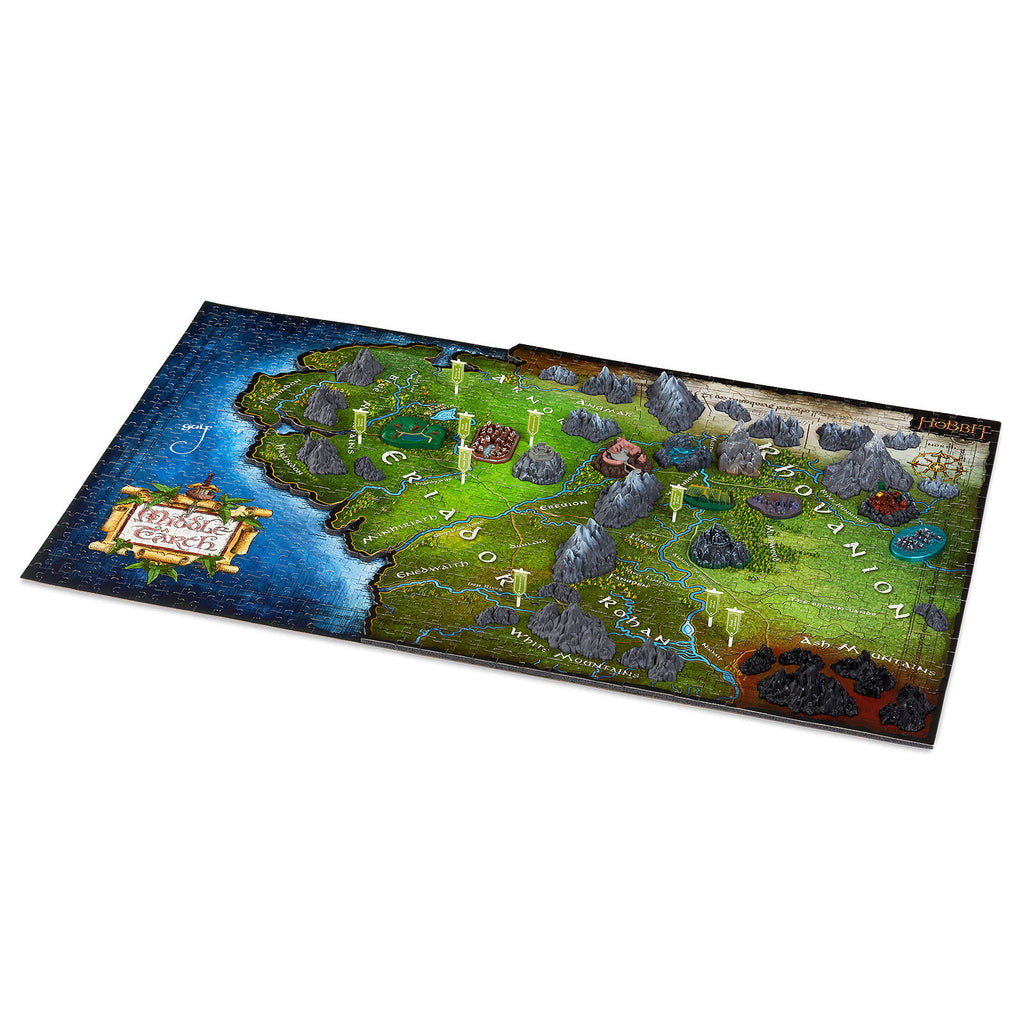Produktbild Der Herr der Ringe - Karte von Mittelerde 4D Puzzle