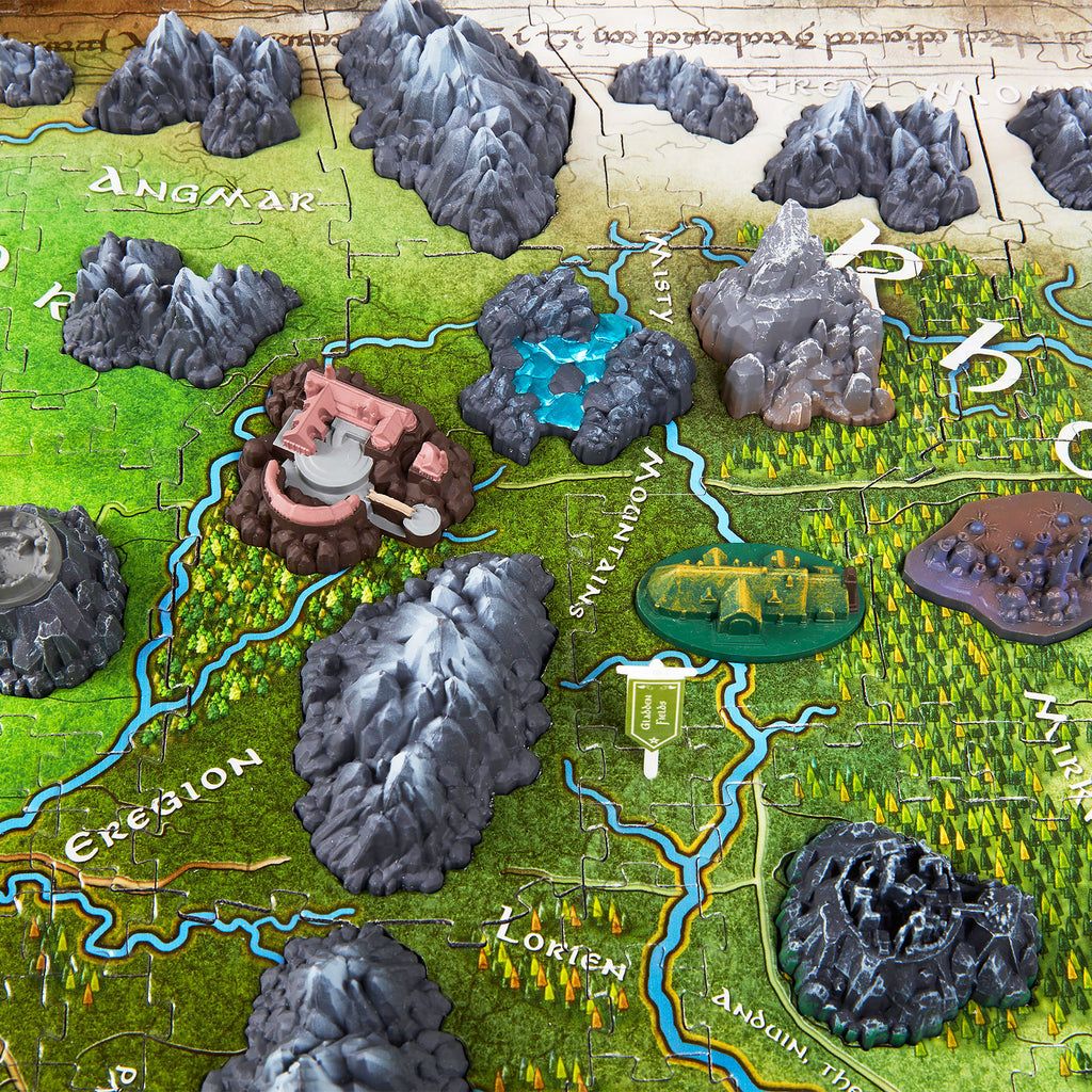 Produktbild Der Herr der Ringe - Karte von Mittelerde 4D Puzzle