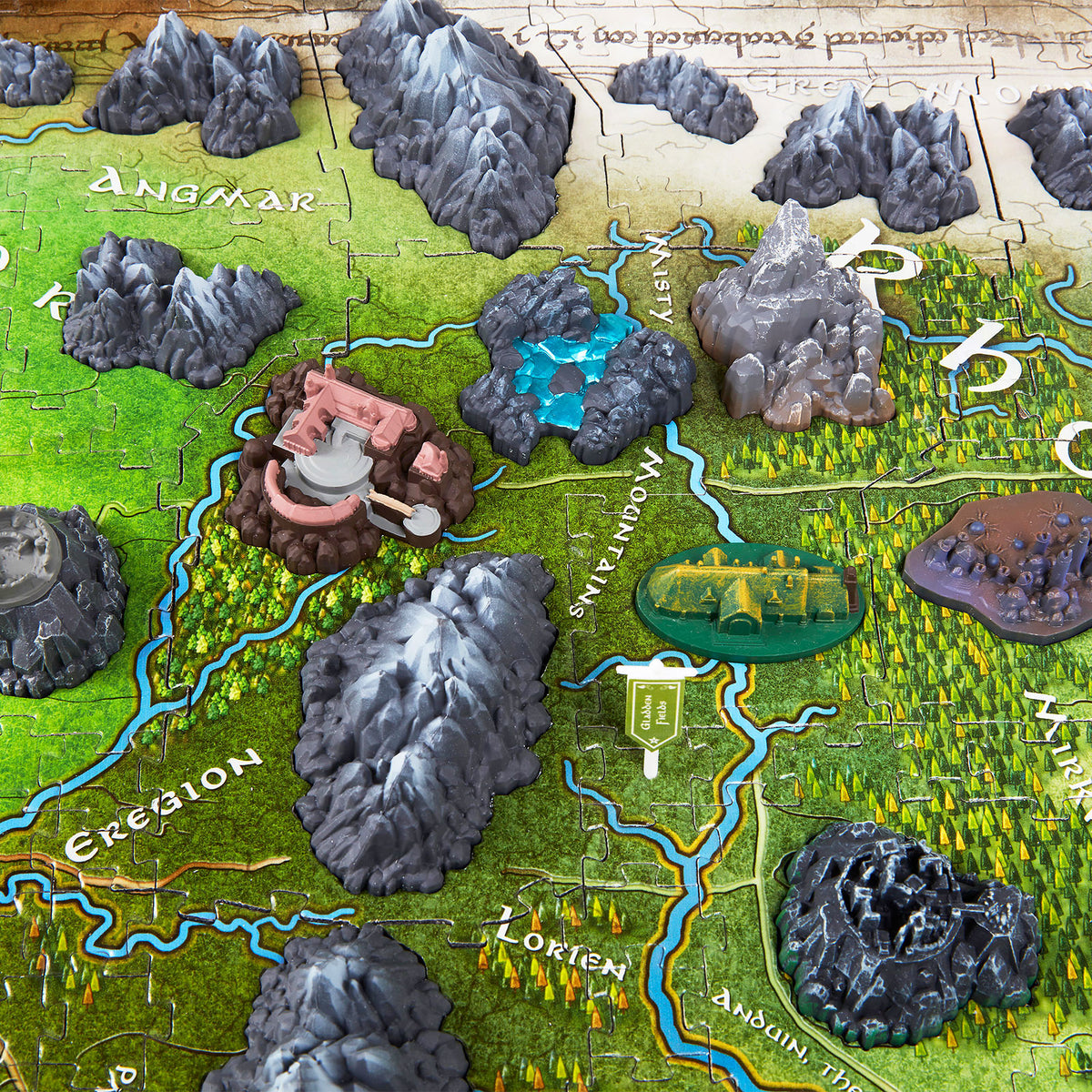 Produktbild Der Herr der Ringe - Karte von Mittelerde 4D Puzzle