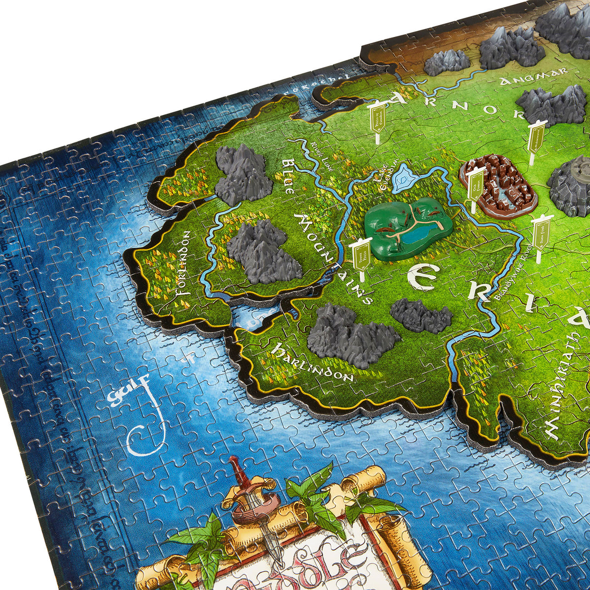 Produktbild Der Herr der Ringe - Karte von Mittelerde 4D Puzzle