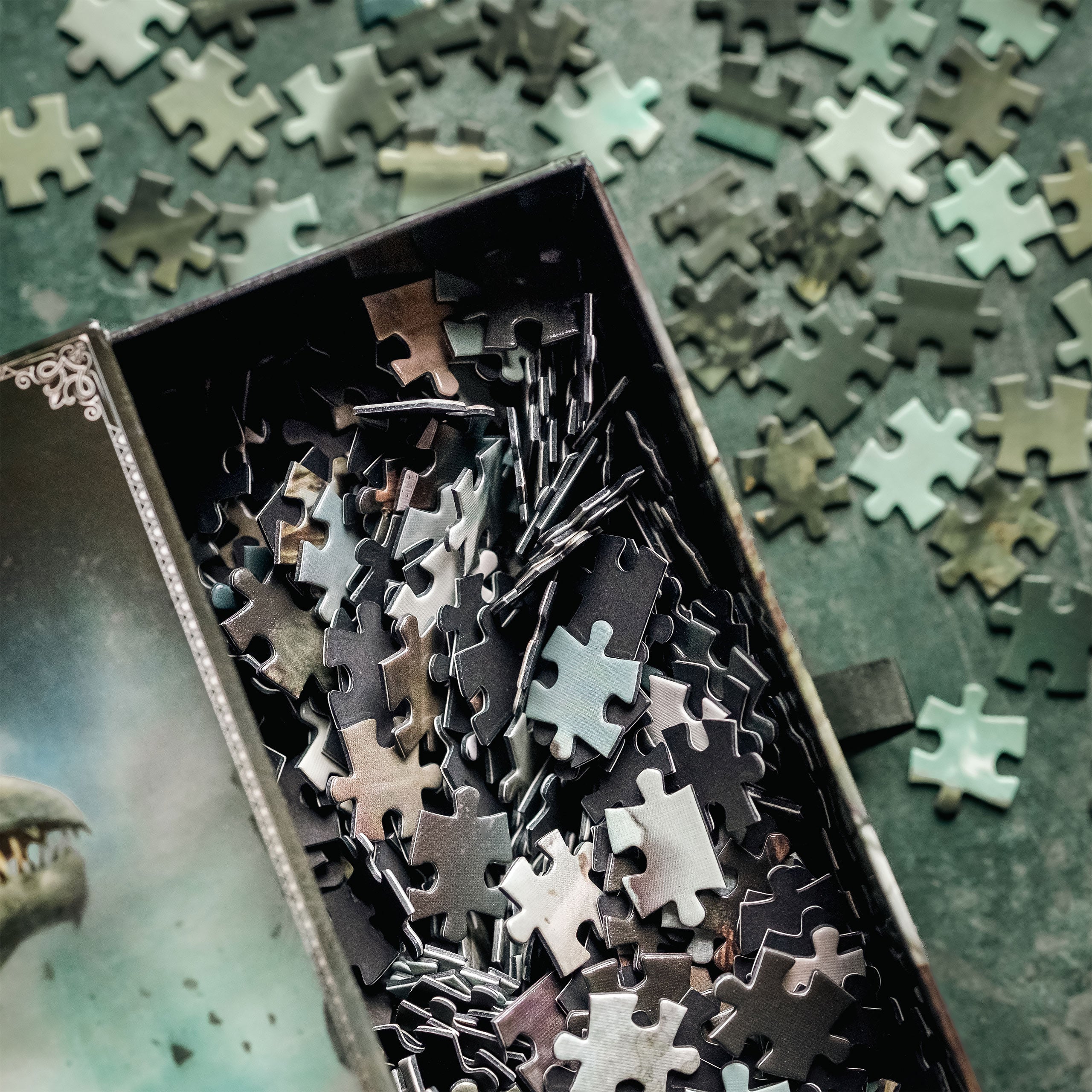 Produktbild Harry Potter - Gringotts Bank mit Drache Premium Puzzle