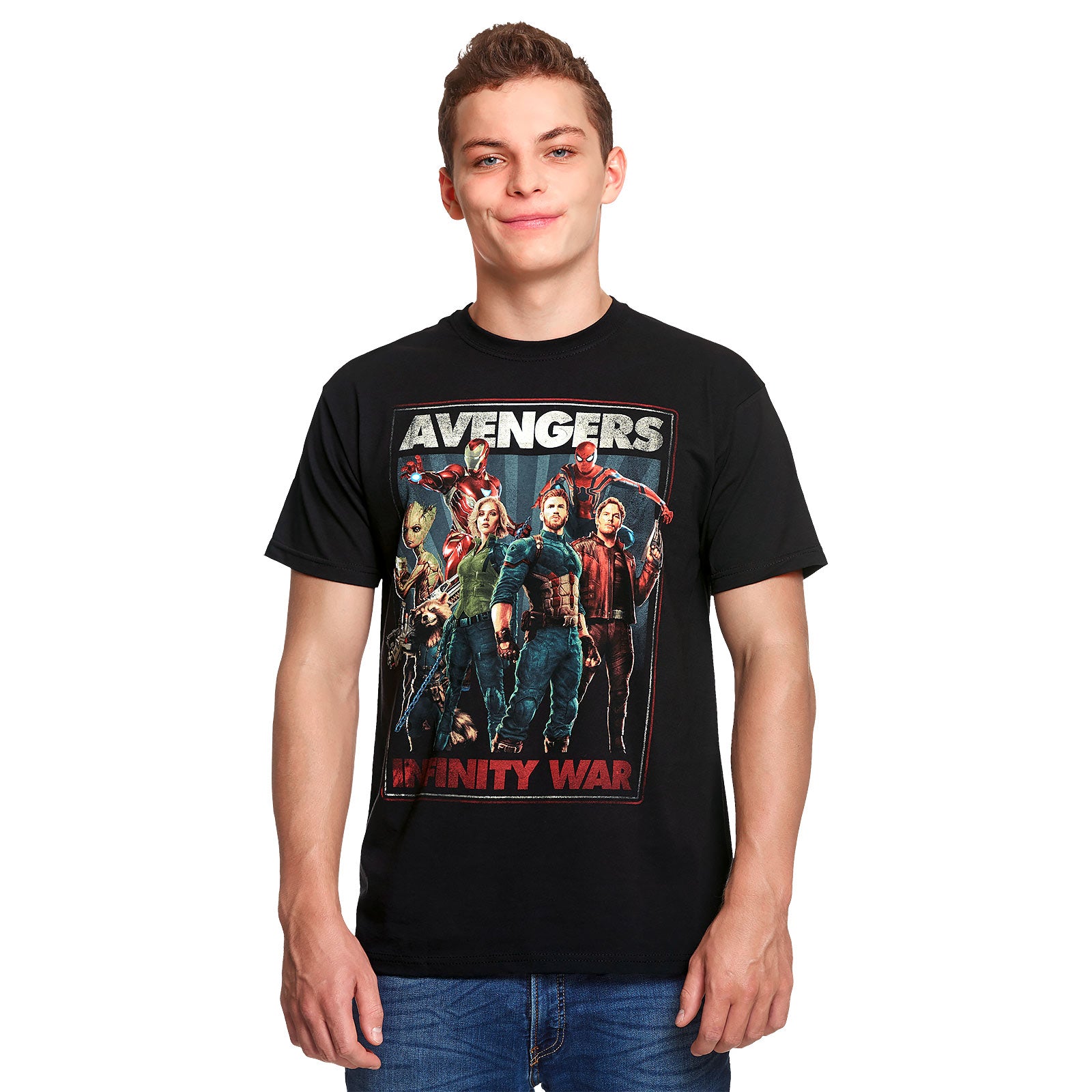 Produktbild Avengers - Infinity Heroes Collage T-Shirt schwarz