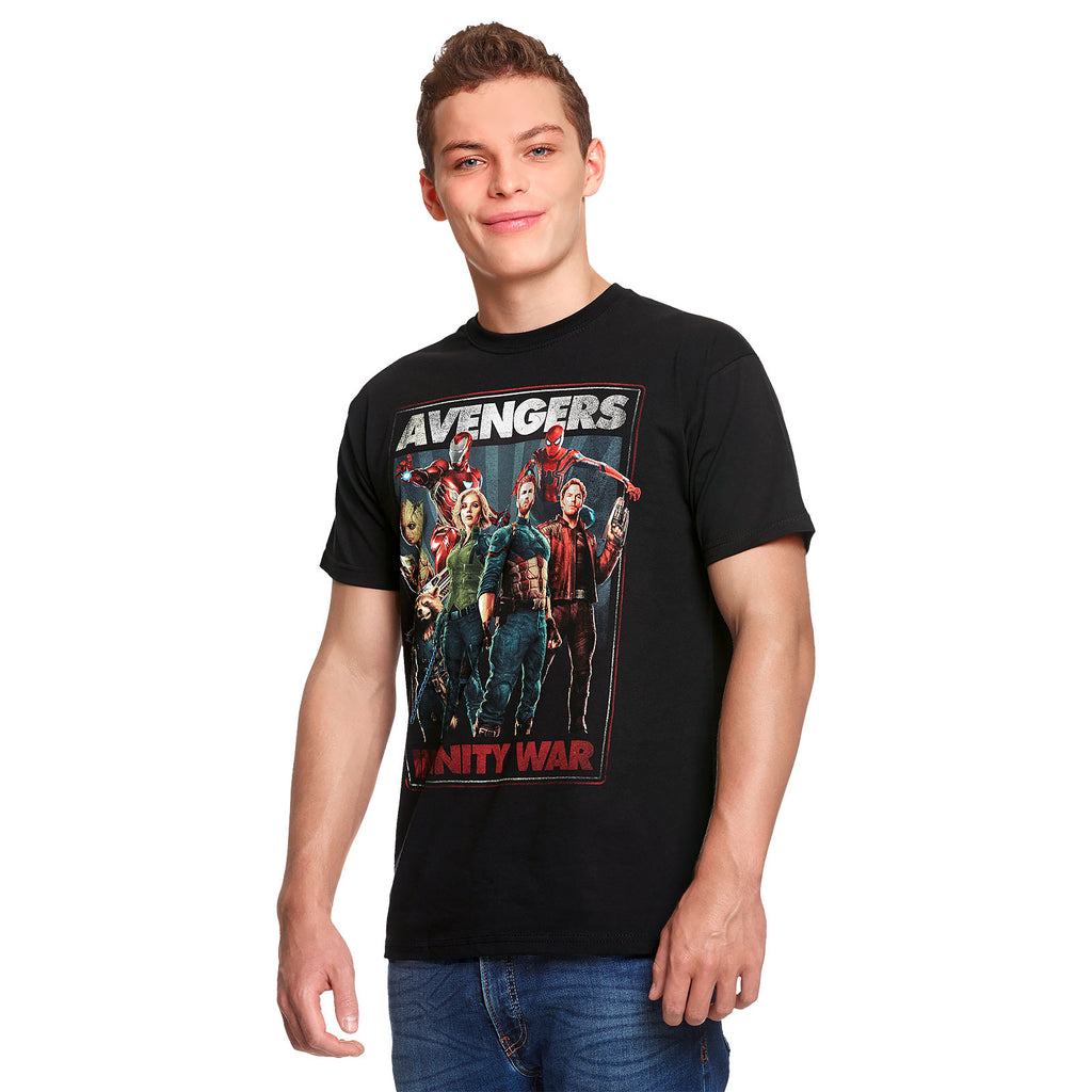 Produktbild Avengers - Infinity Heroes Collage T-Shirt schwarz