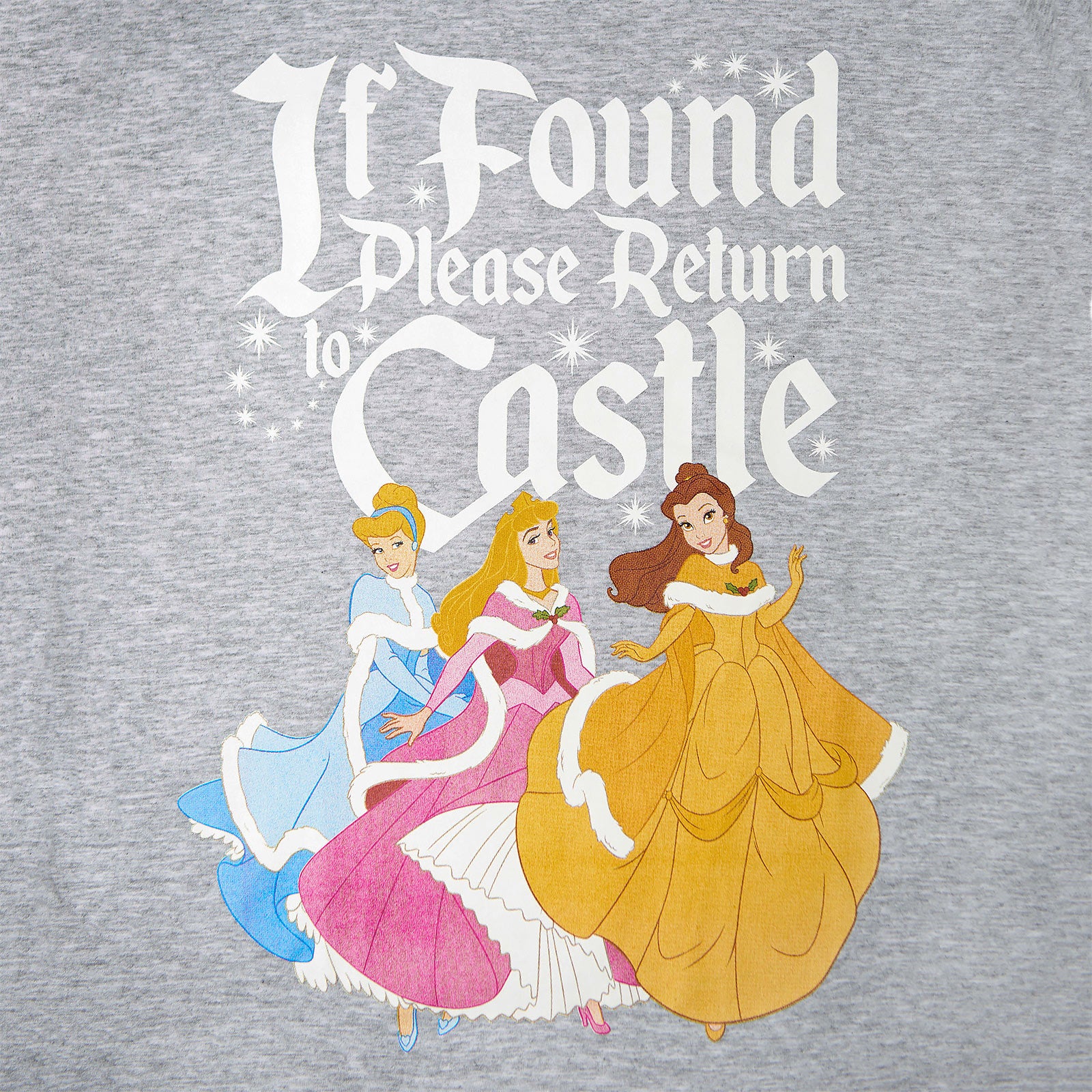 Produktbild Disney Princess - If Found Return to Castle T-Shirt Damen grau