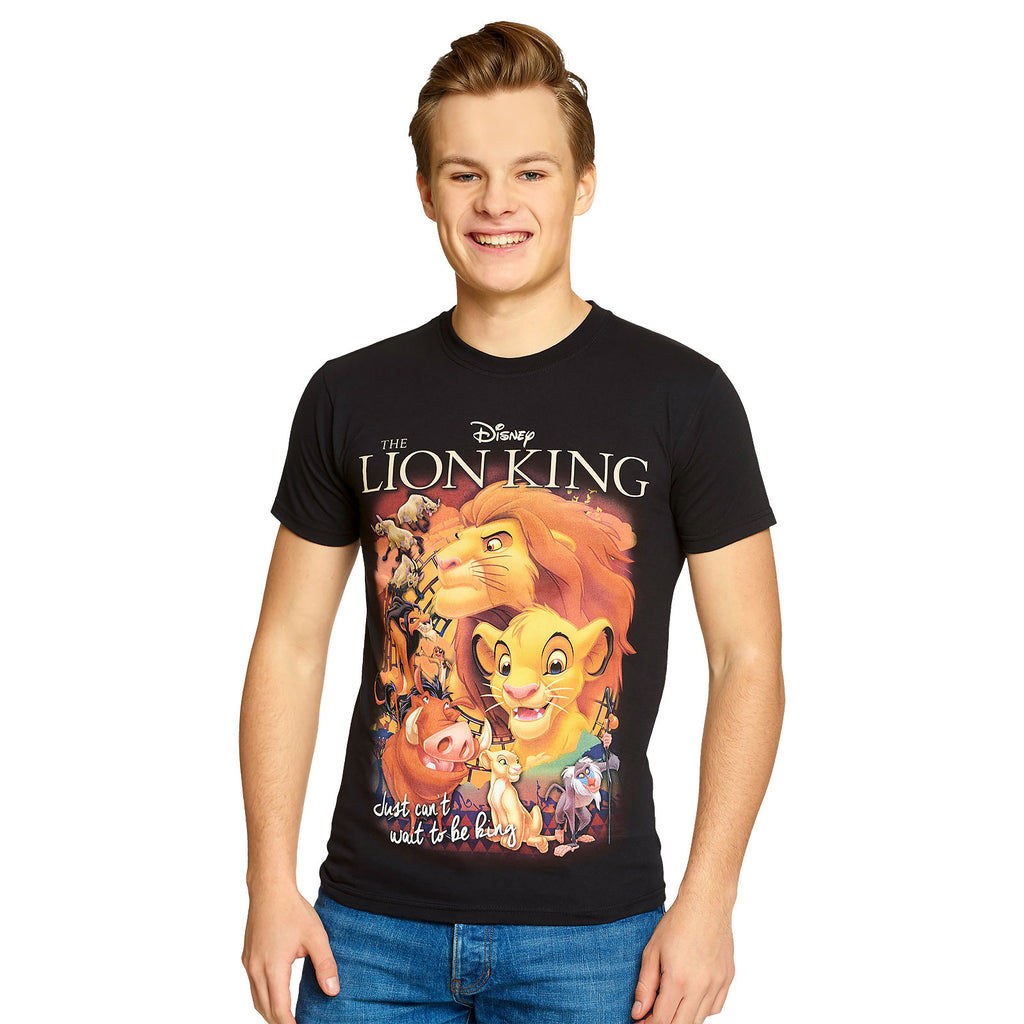 Produktbild König der Löwen - Poster T-Shirt schwarz