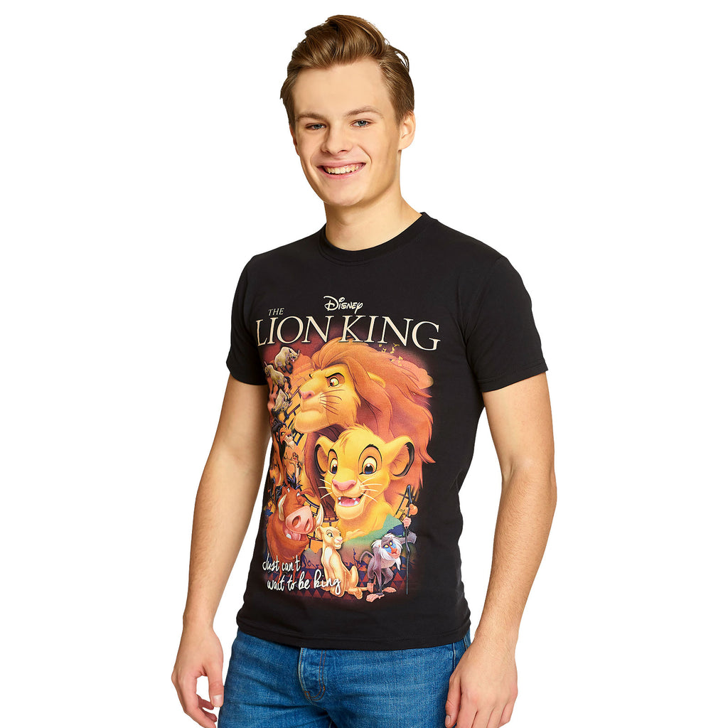 Produktbild König der Löwen - Poster T-Shirt schwarz