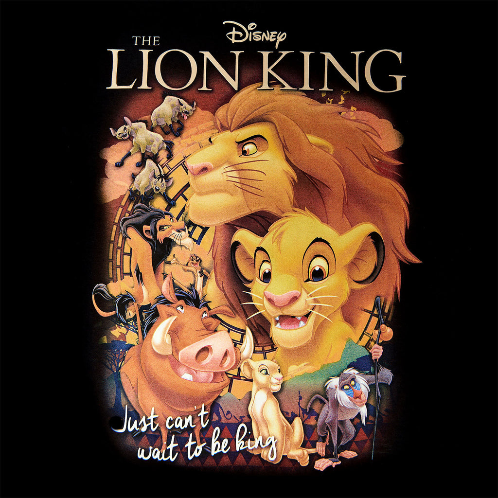 Produktbild König der Löwen - Poster T-Shirt schwarz