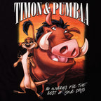 Produktbild König der Löwen - Timon & Pumbaa T-Shirt schwarz