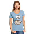 Produktbild Pusheen - Hi Bye! T-Shirt Damen blau