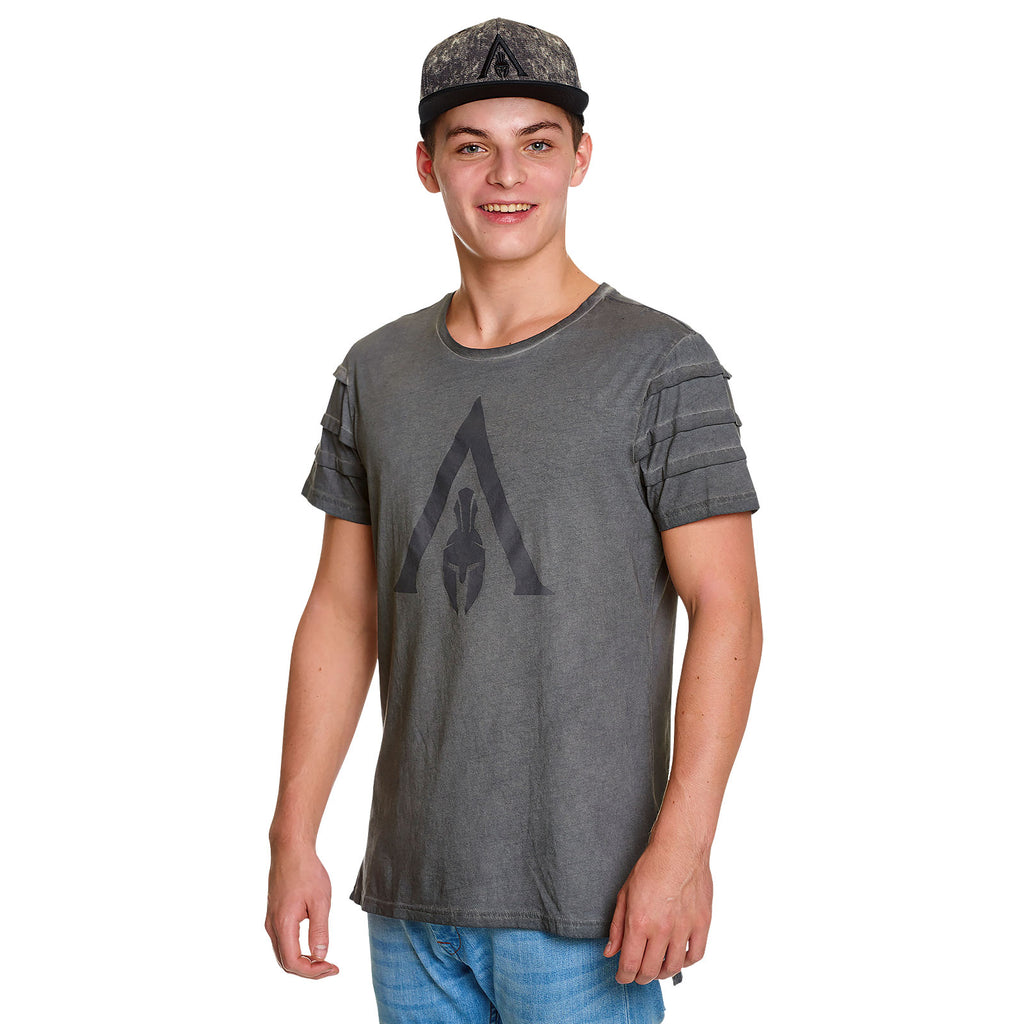 Produktbild Assassins Creed - Odyssey Logo T-Shirt grau