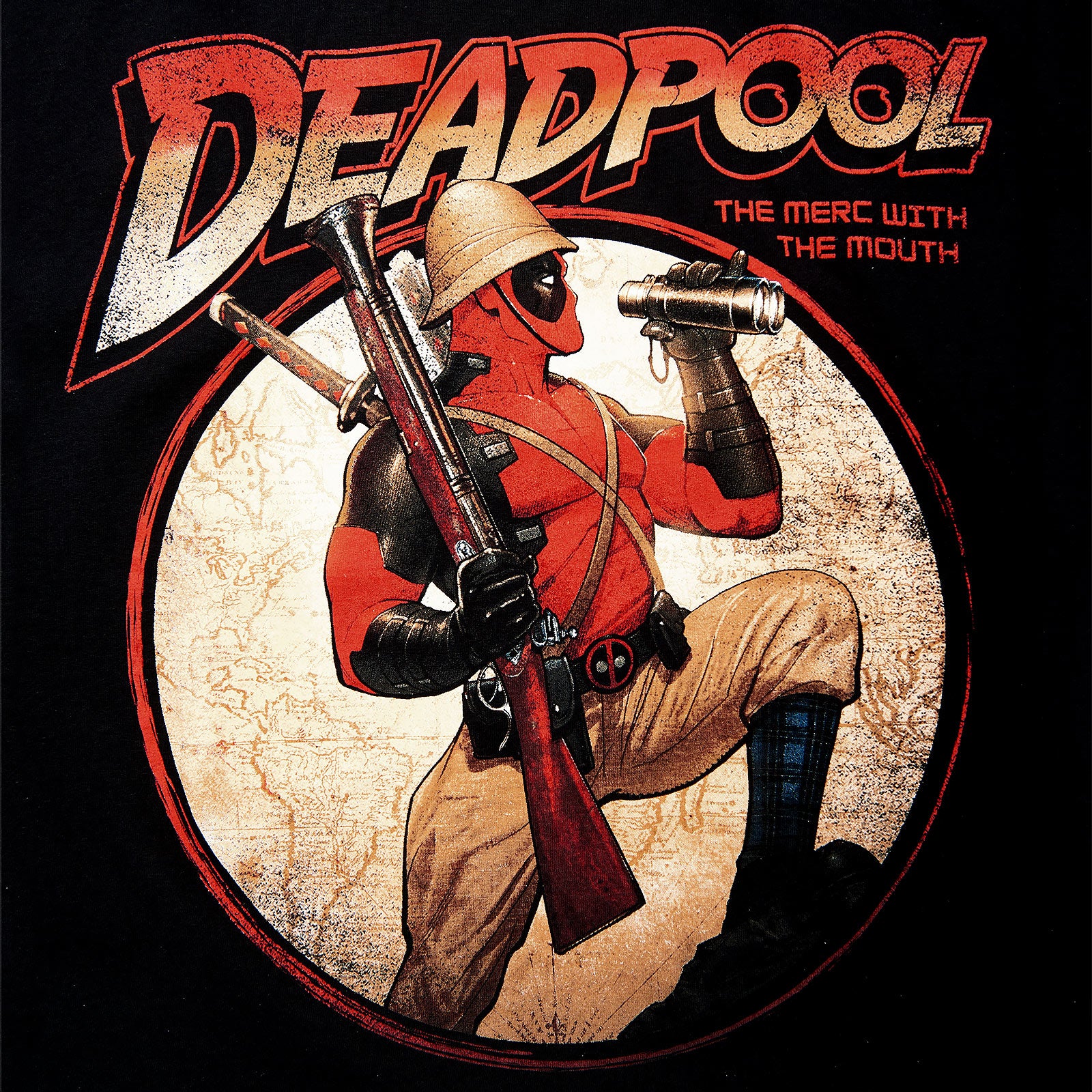 Produktbild Deadpool - Time for Adventures T-Shirt schwarz