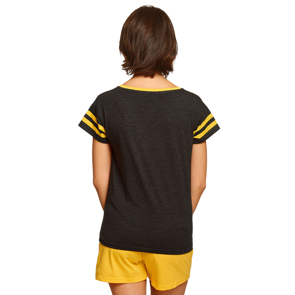 Produktbild Harry Potter - Hufflepuff Pyjama kurz Damen