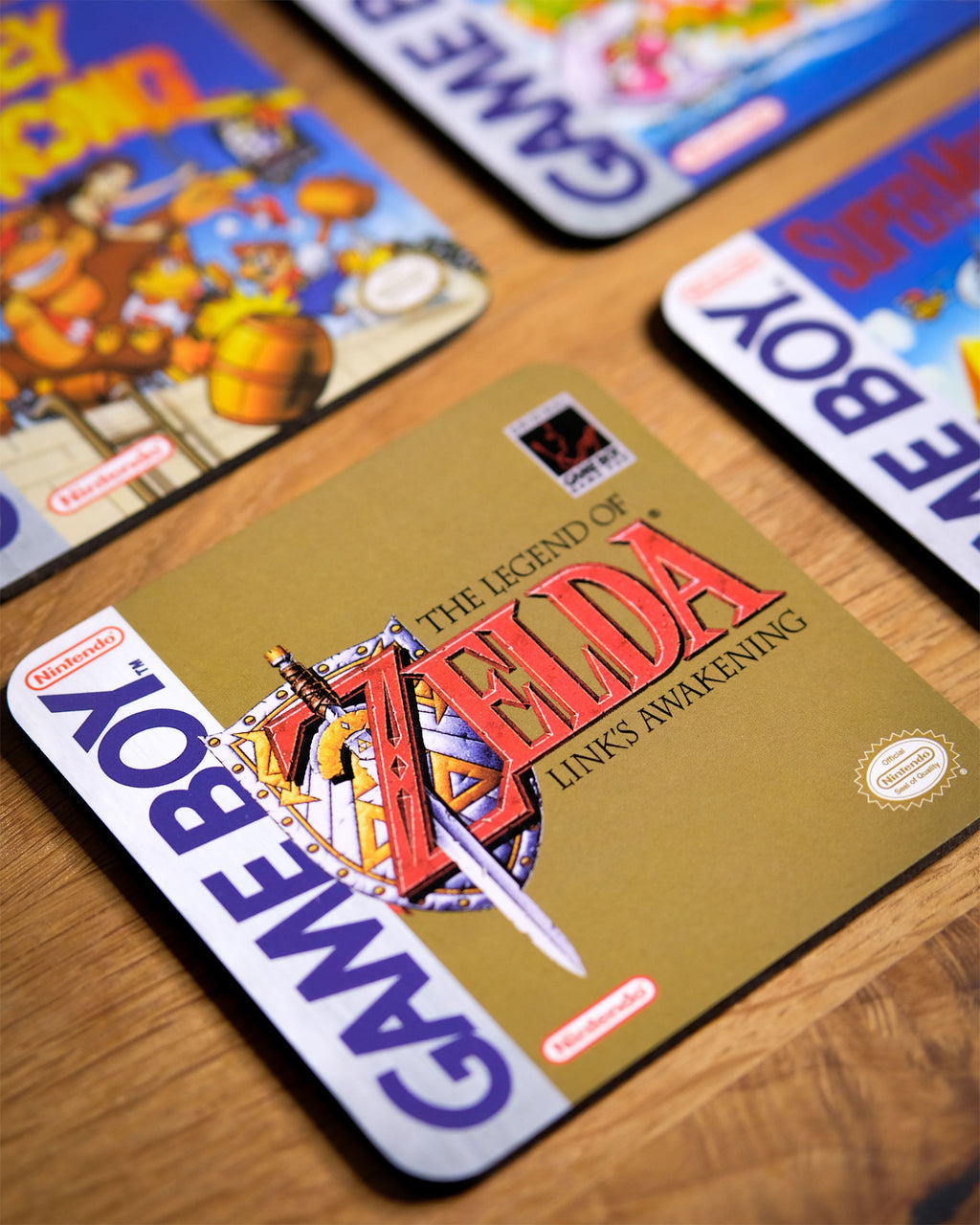 Produktbild Nintendo - Game Boy Classic Games Untersetzer 4er Set