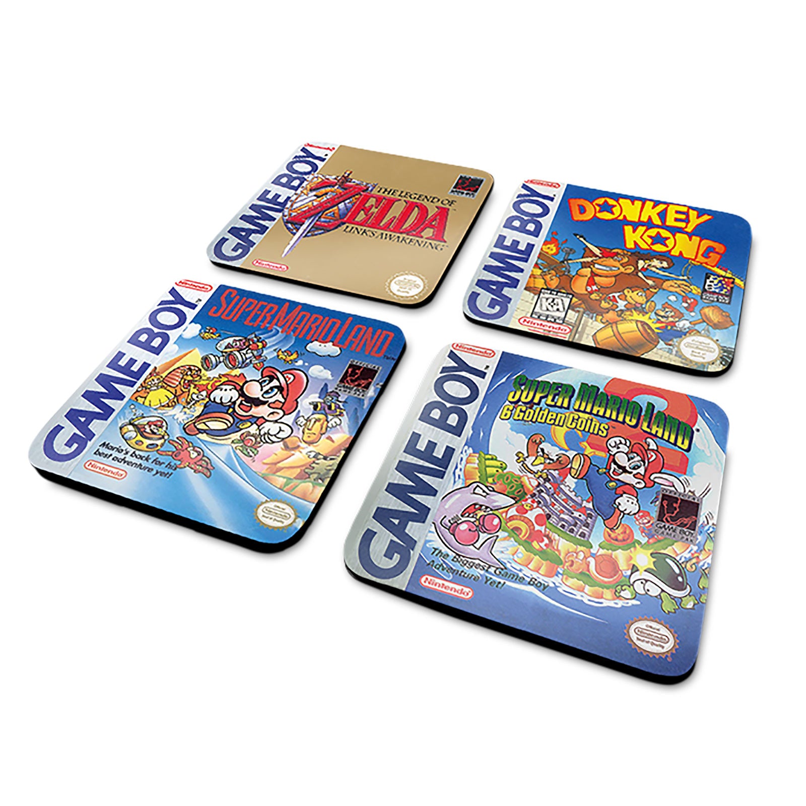 Produktbild Nintendo - Game Boy Classic Games Untersetzer 4er Set
