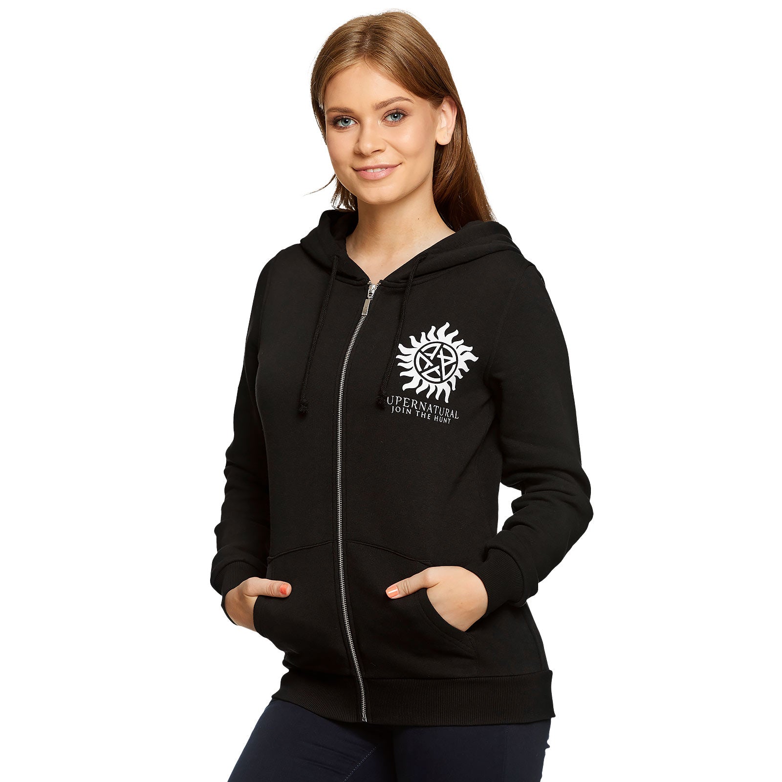 Produktbild Supernatural - Saving People Hunting Things Kapuzenjacke Damen