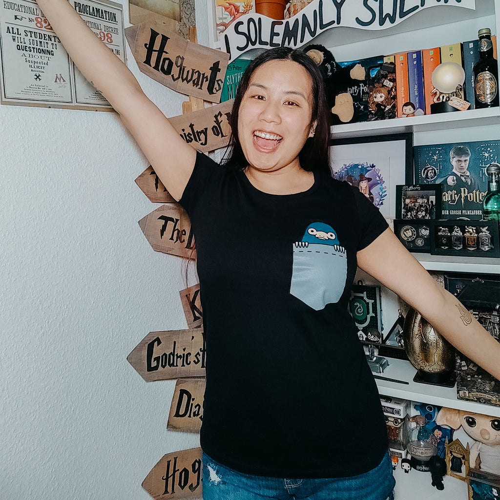 Produktbild Pocket Niffler - Phantastische Tierwesen T-Shirt Damen schwarz