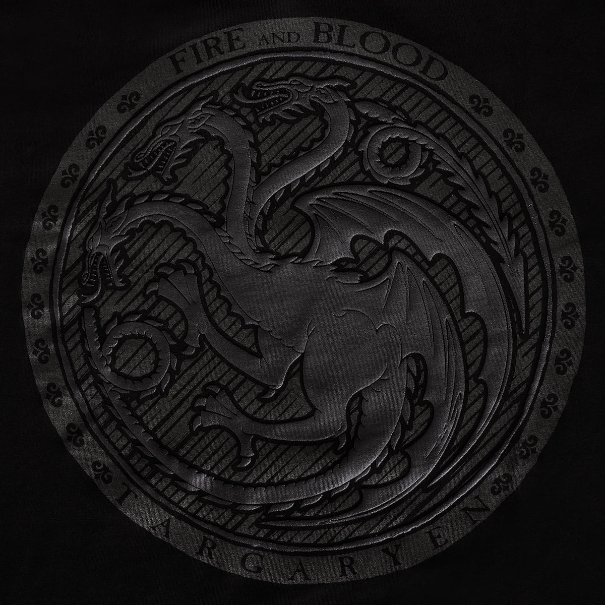 Produktbild Game of Thrones - Dark Targaryen 3D Logo T-Shirt schwarz