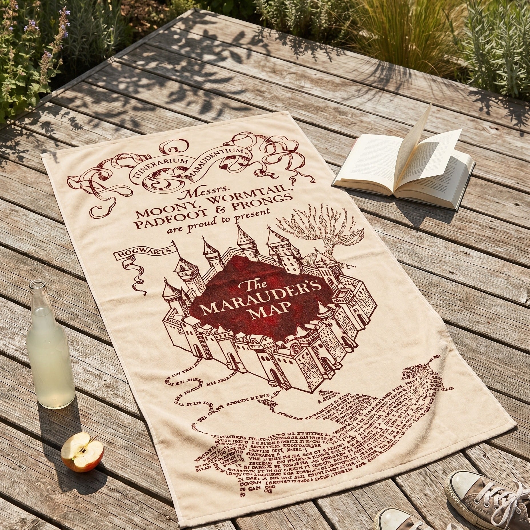 Produktbild Harry Potter - Karte des Rumtreibers Badetuch