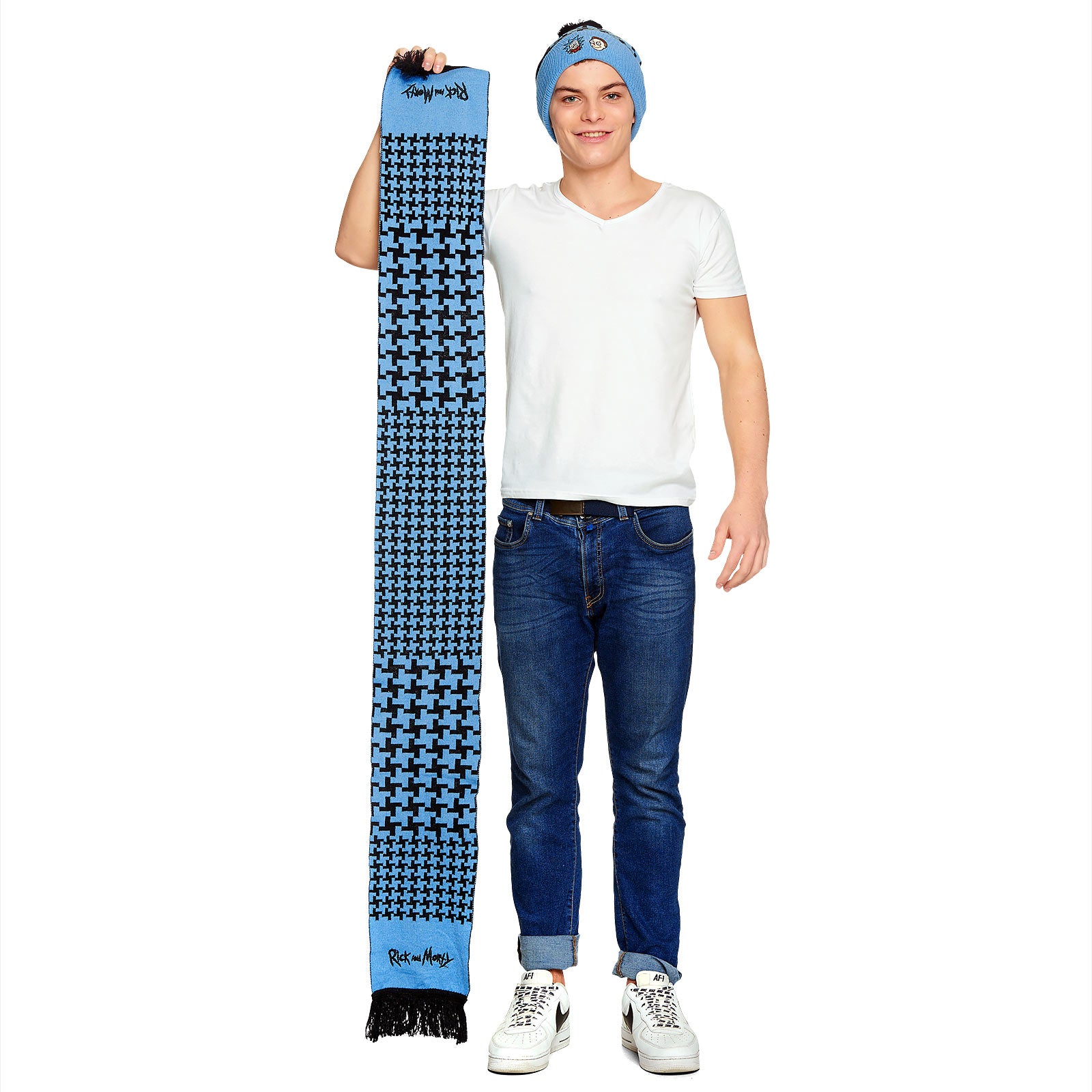 Produktbild Rick and Morty Mütze und Schal Set