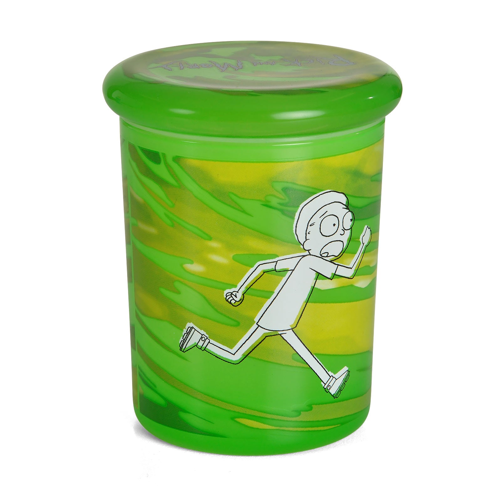 Produktbild Rick and Morty - Portal Glas mit Deckel
