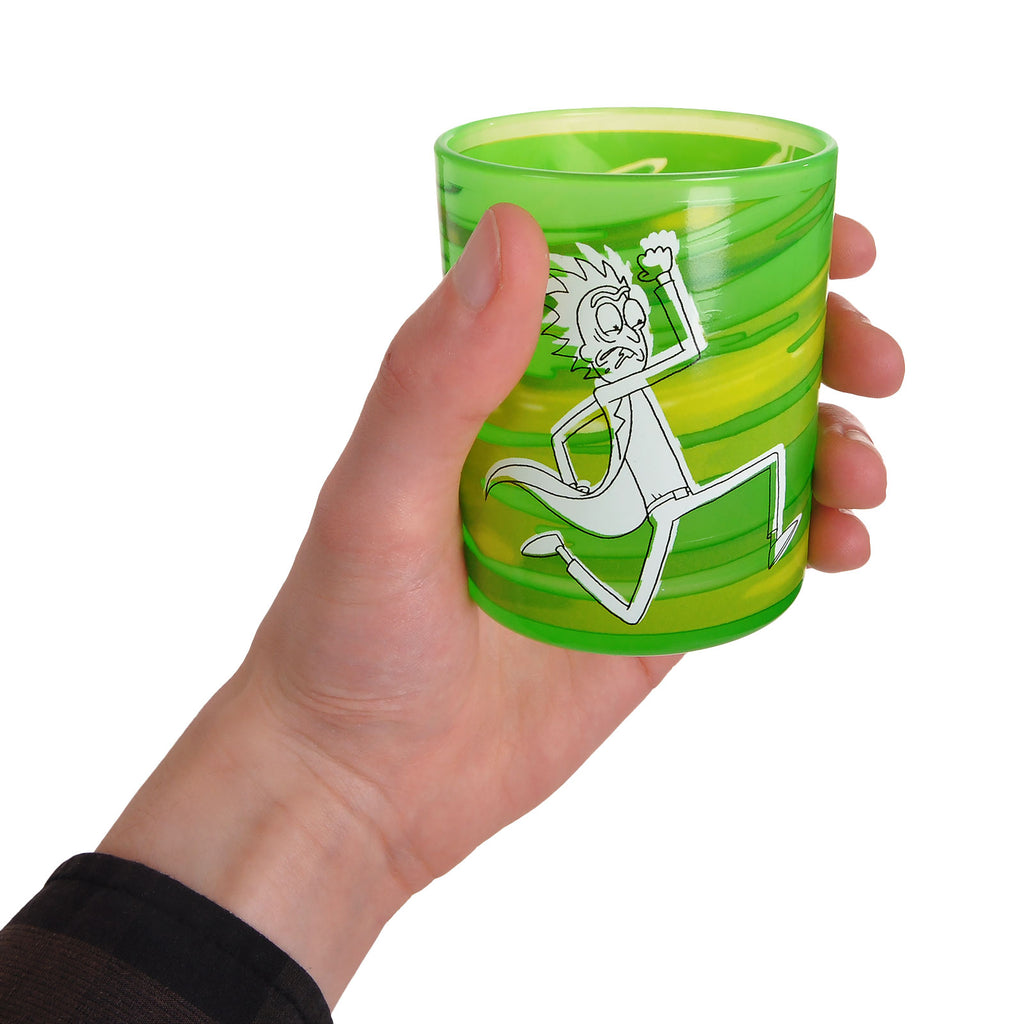 Produktbild Rick and Morty - Portal Glas mit Deckel