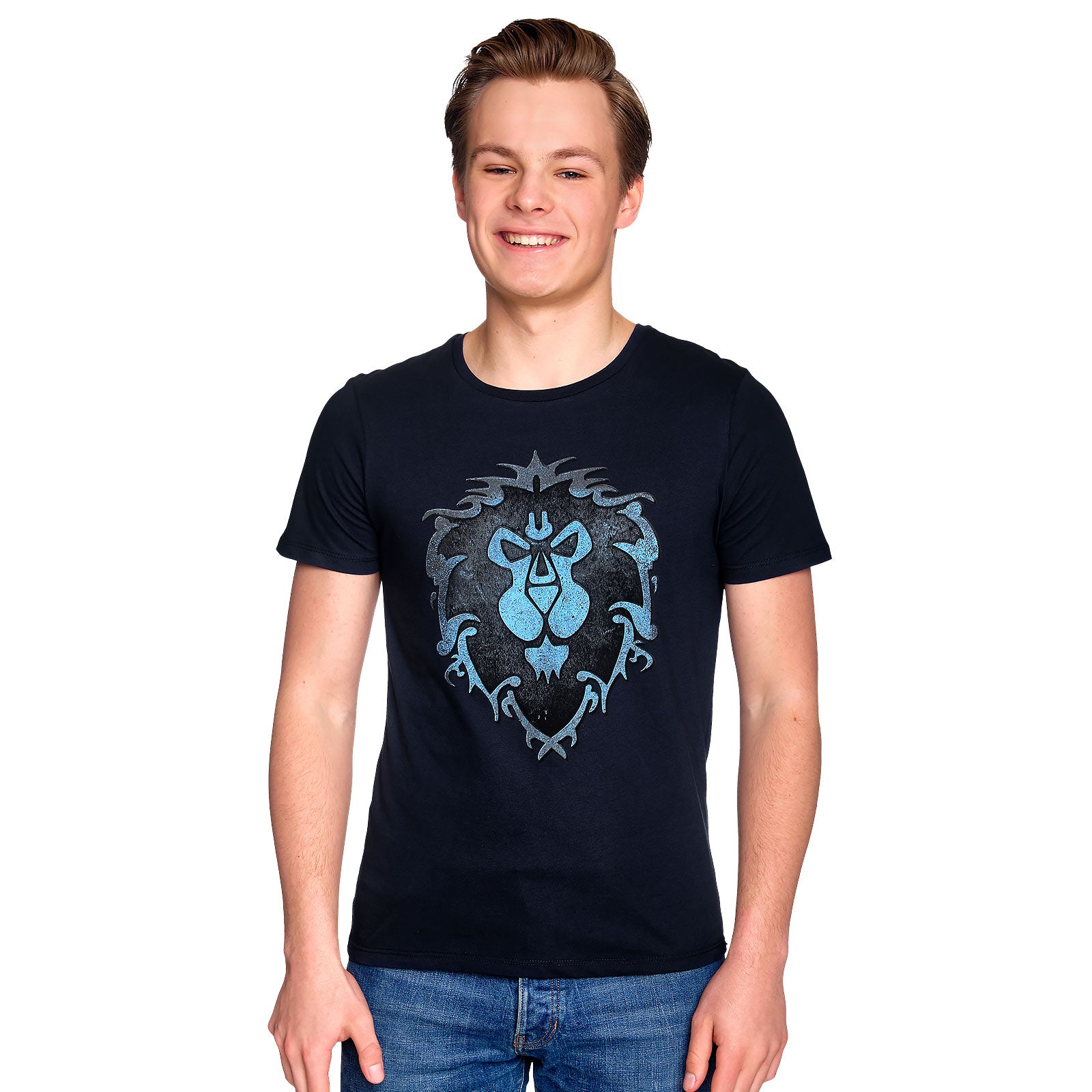 Produktbild World of Warcraft - Alliance Logo T-Shirt blau