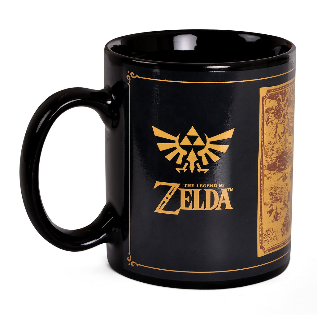 Produktbild Zelda - Map Silhouette Thermoeffekt Tasse