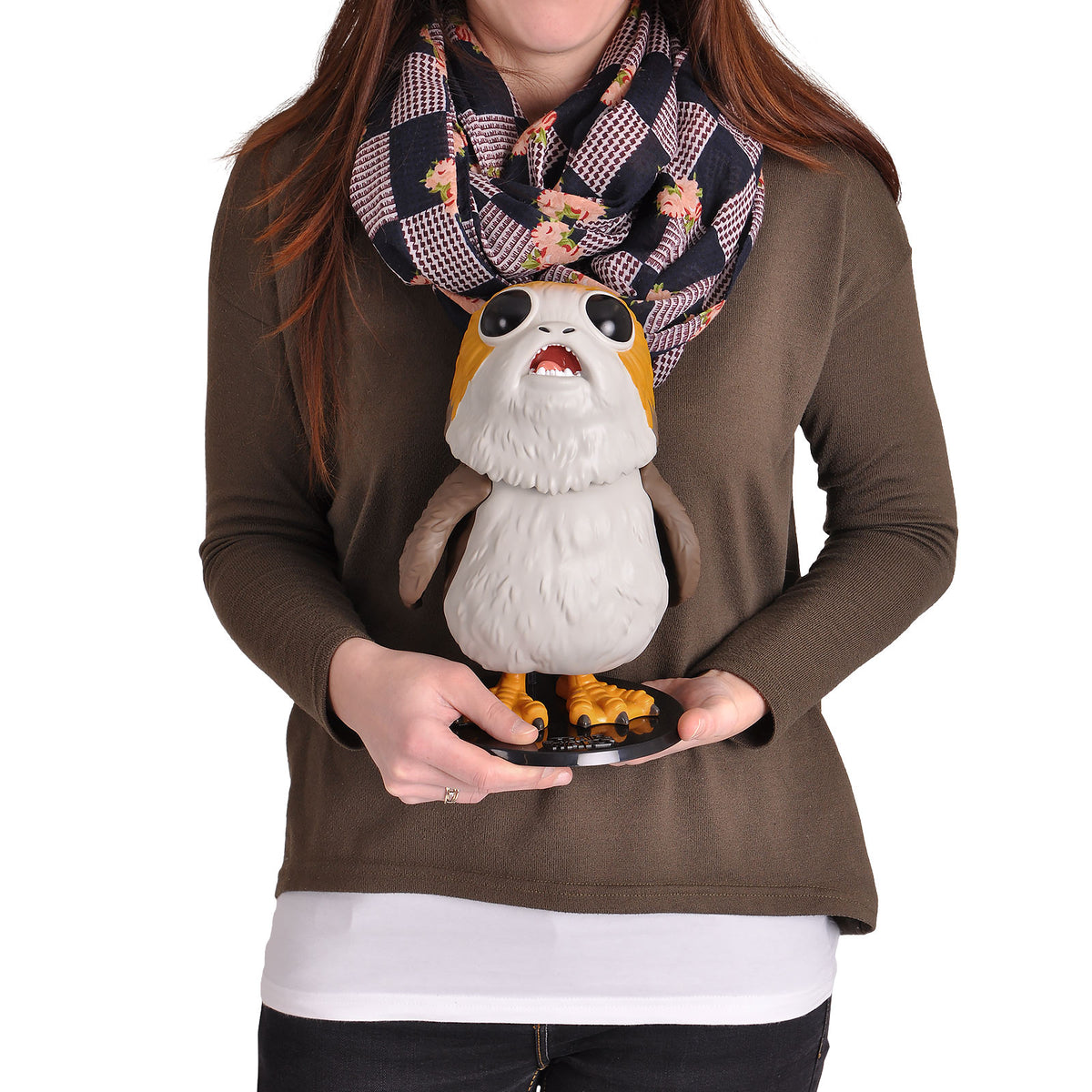 Produktbild Star Wars - Porg Funko Pop Wackelkopf-Figur 27 cm