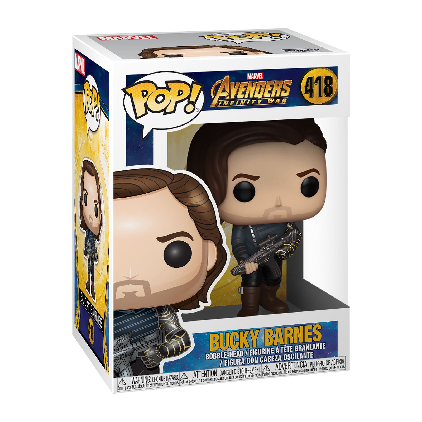Produktbild Avengers - Bucky Barnes Infinity War Funko Pop Wackelkopf-Figur