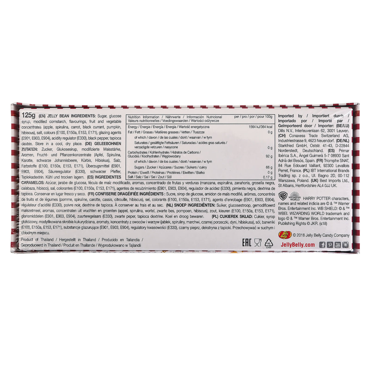 Produktbild Harry Potter - Bertie Botts Bohnen Geschenkbox 125g