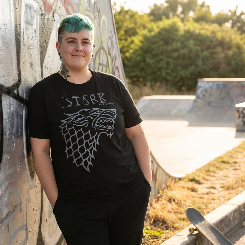 Produktbild Game of Thrones - Schattenwolf House Stark T-Shirt schwarz