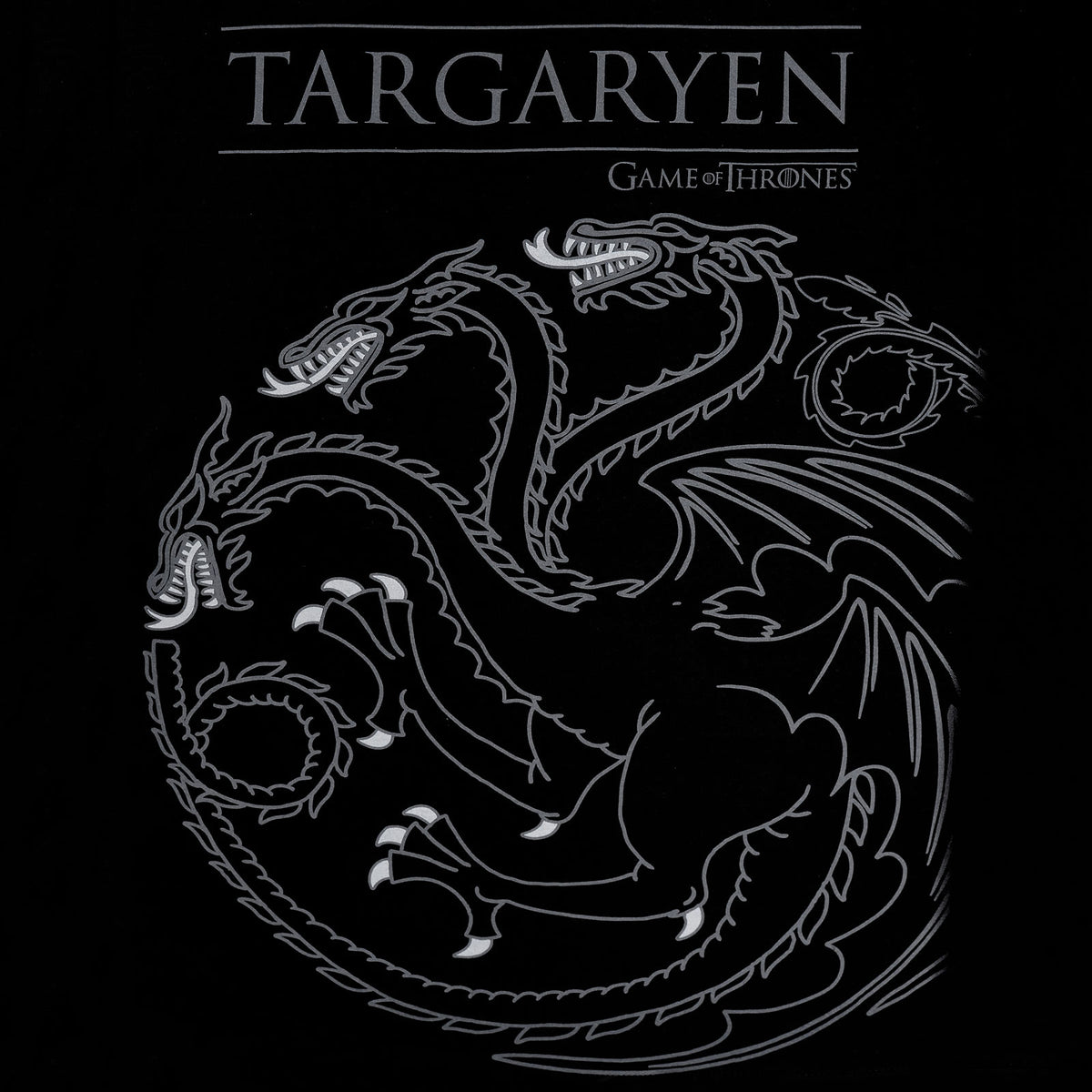 Produktbild Game of Thrones - House Targaryen T-Shirt schwarz