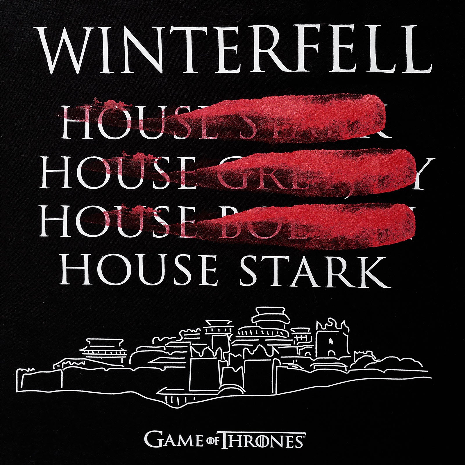 Produktbild Game of Thrones - Winterfell Rulers T-Shirt schwarz