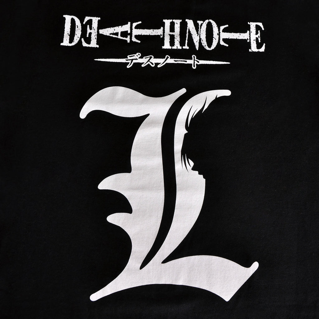 Produktbild Death Note - L Silhouette T-Shirt schwarz