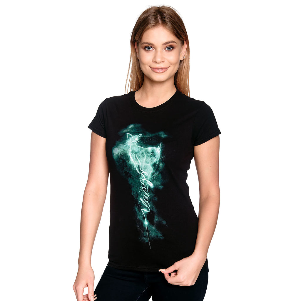 Produktbild Patronus Always T-Shirt Damen schwarz - Harry Potter